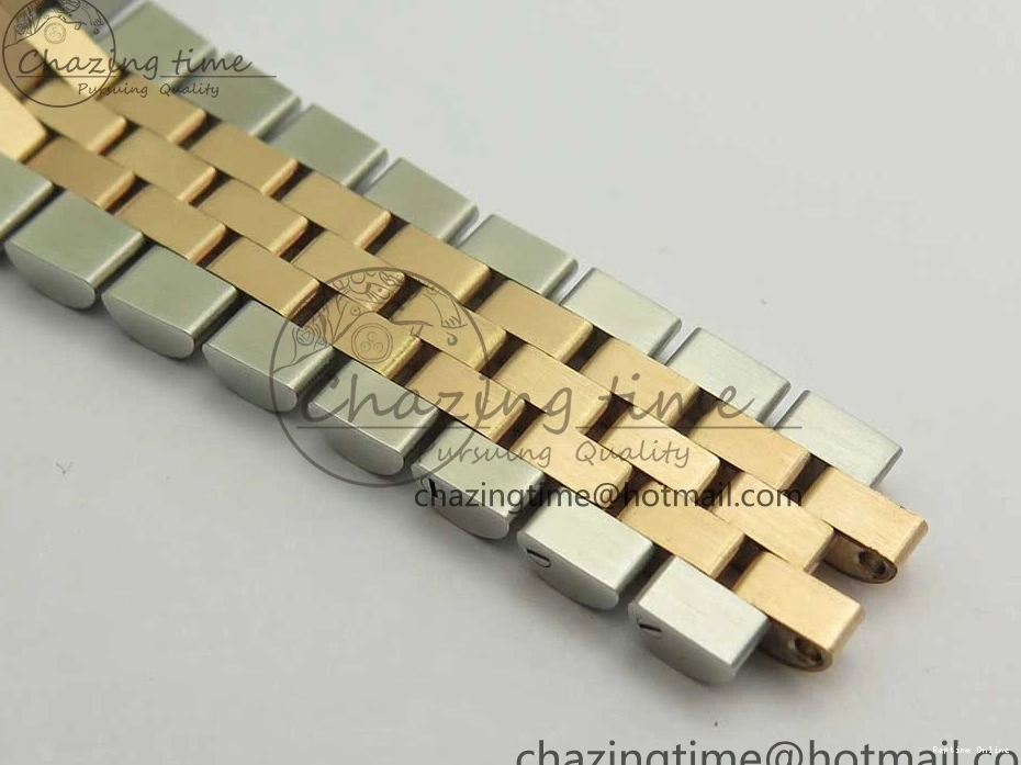 0506 EasyMatch DateJust 36mm 904 SS RG Wrapped 116231 GMF Black Dial on SS RG Wrapped Jubilee Bracelet A 3275